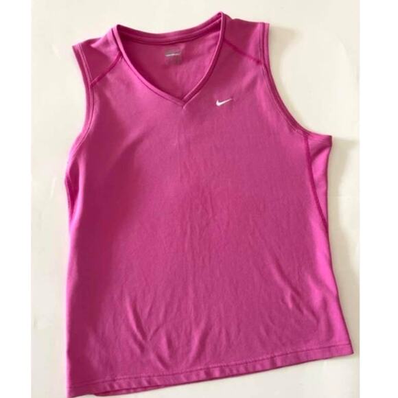 Nike V-Neck‎ Tank Performance Top Size Large - Picture 1 of 6